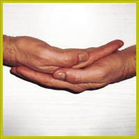 Udana mudra. Hand spirituality hindu yoga of fingers gesture